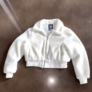 Urban Outfitters Faux Fur Cropped Jacket
